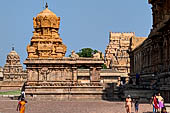 The great Chola temples of Tamil Nadu - The Brihadishwara Temple of Thanjavur. the auxiliary Chandikeshvara shrine. 